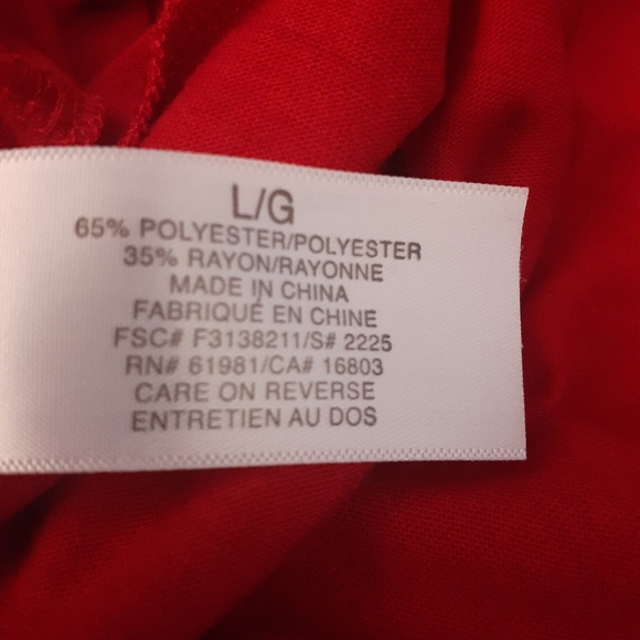 Red Ruffled Dress - Picture 3 of 5